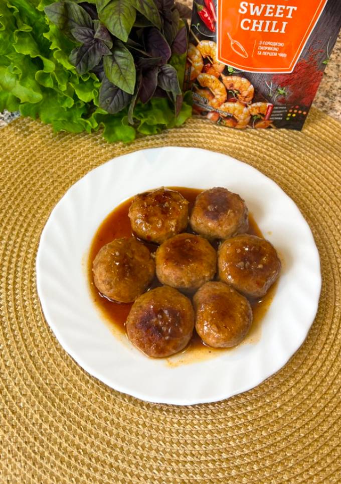 Мітболи в пряному соусі🌶️