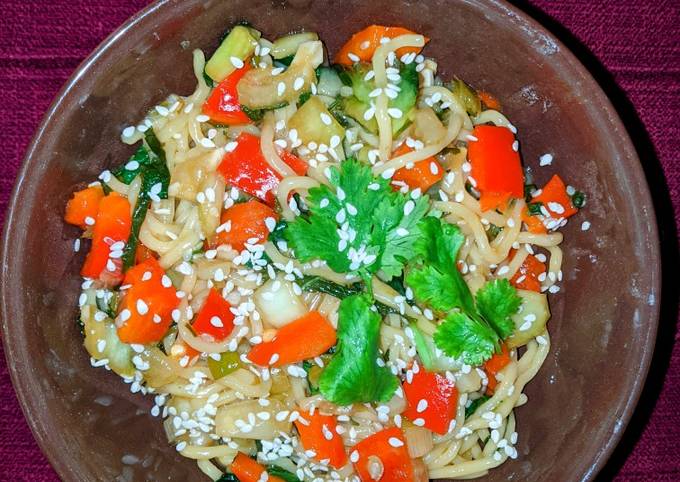 Easiest Way to Prepare Favorite Weeknight Veggie Noodles