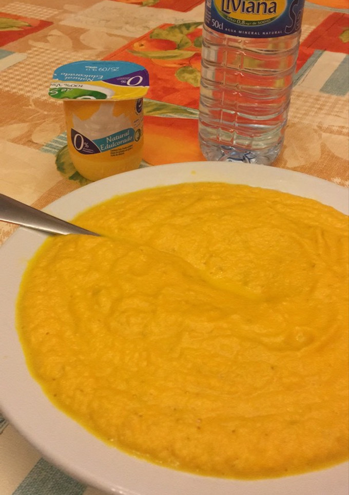 Una foto de Puré de verduras delicioso y sano