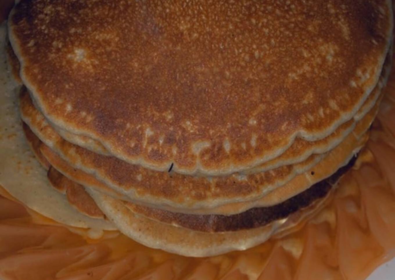 American pancake with nutella