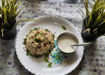 Easiest Way to Prepare Appetizing Bhagar upma for fasting
