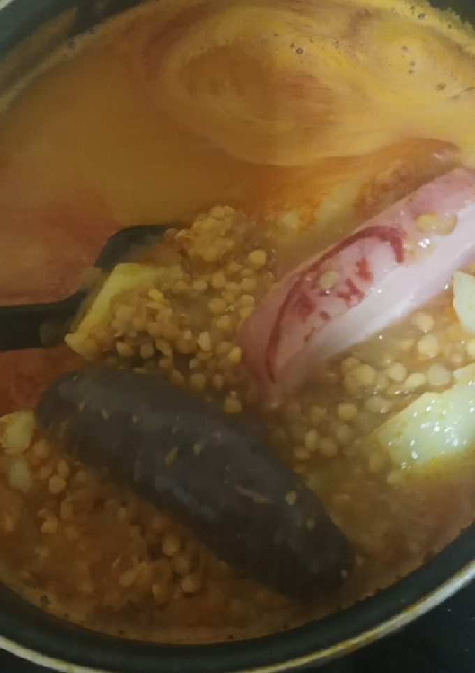 Una foto de Lentejas gaditanas
