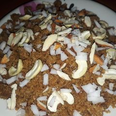 Aata & ghee ka Punjabi halwa A picture of Aata & ghee ka Punjabi halwa.