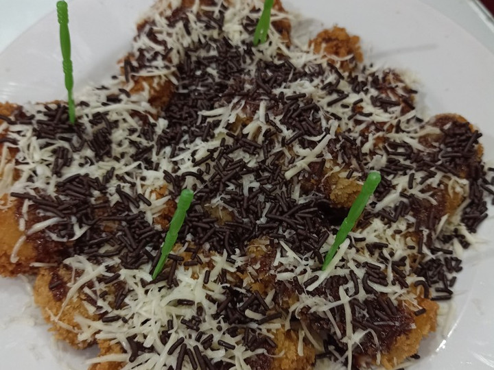 Ternyata ini loh! Bagaimana cara bikin Pisang goreng crispy coklat keju  gurih