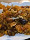 Gajar gur walay chawal (carrot rice with jaggery)