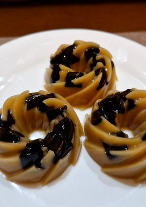 Foto resep Puding Aren Cincau Bersantan Roti Tawar