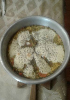 Una foto de Budín de brócoli y zanahoria sin harina