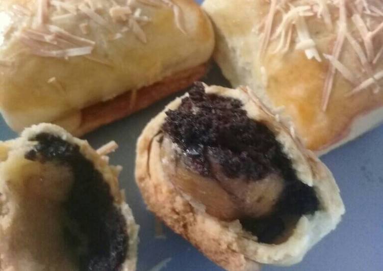 Resep: Bolen pisang coklat keju Praktis