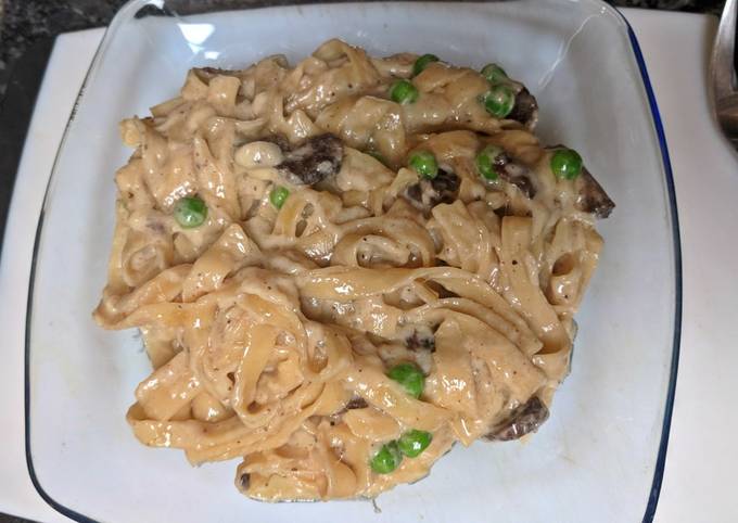 Simple Way to Make Award-winning Mushroom Alfredo Instant Pot IP