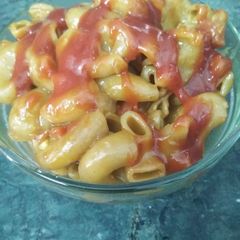 A picture of 10 min cooker macroni.
