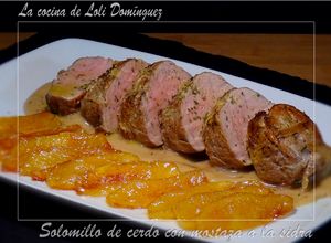 Foto principal de Solomillo de cerdo con mostaza a la sidra