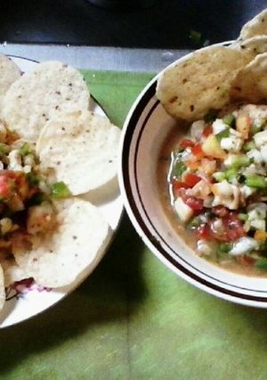 Una foto de Ceviche de pescado