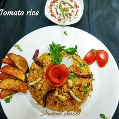 A picture of Tomato rice.