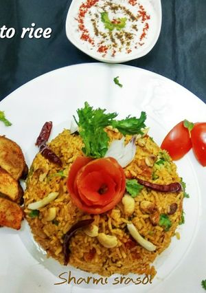 A picture of Tomato rice.