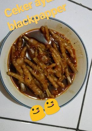 Foto resep Ceker Presto Blackpapper