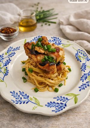Foto resep Creamy Mala Fusion Pasta