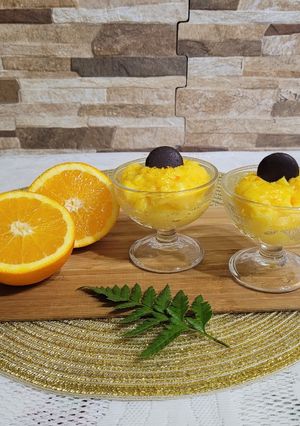 Una foto de Orange curd - crema de naranja