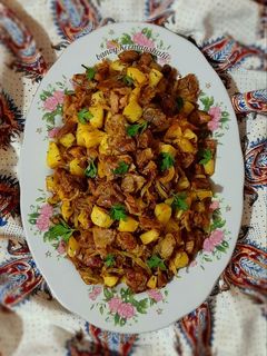 عکسی از دستور قاورمه کُردی 😋