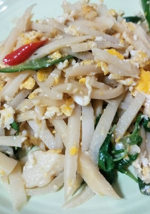 รูปของ หน่อไม้ผัดไข่