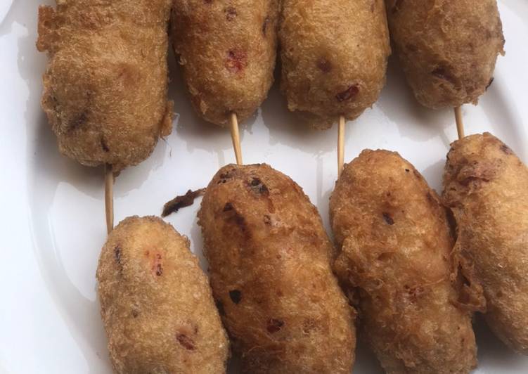 Yam croquettes