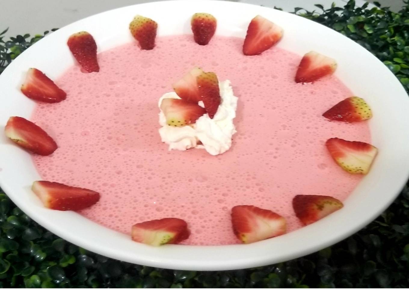 Strawberry souflee
