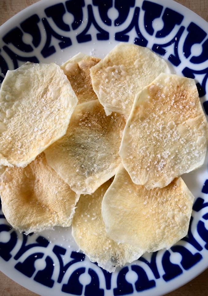 Una foto de Patatas chips (al microondas)