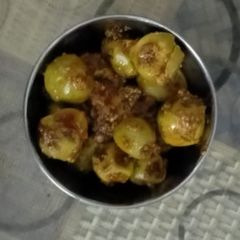 A picture of Gunda Pickle /Lasode Ka Aachar.