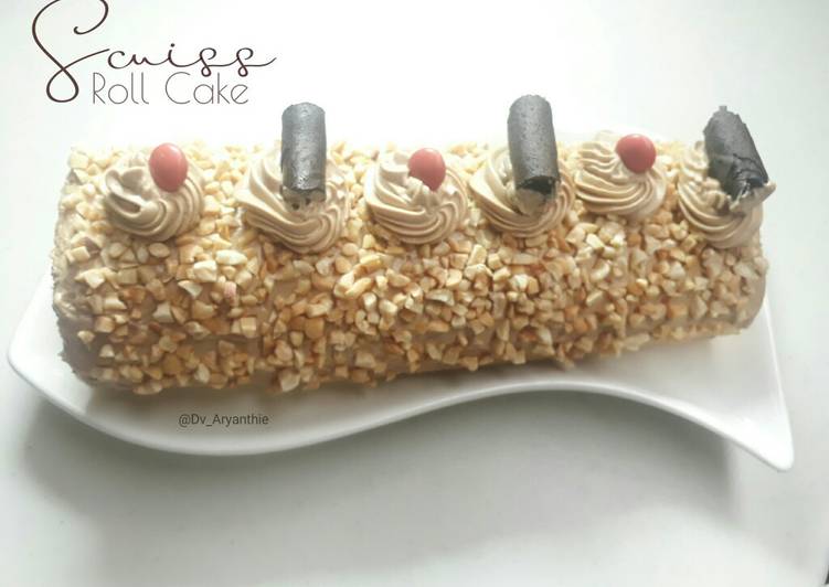 Swiss roll cake