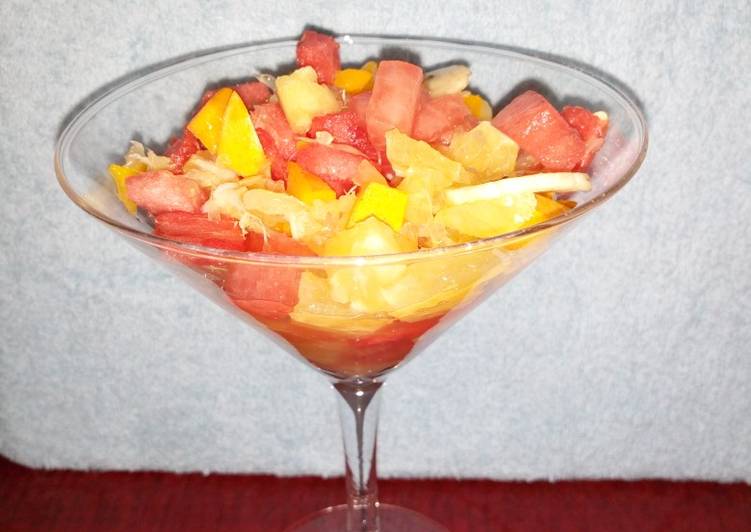 Easiest Way to Prepare Yummy Simple Fruits salad