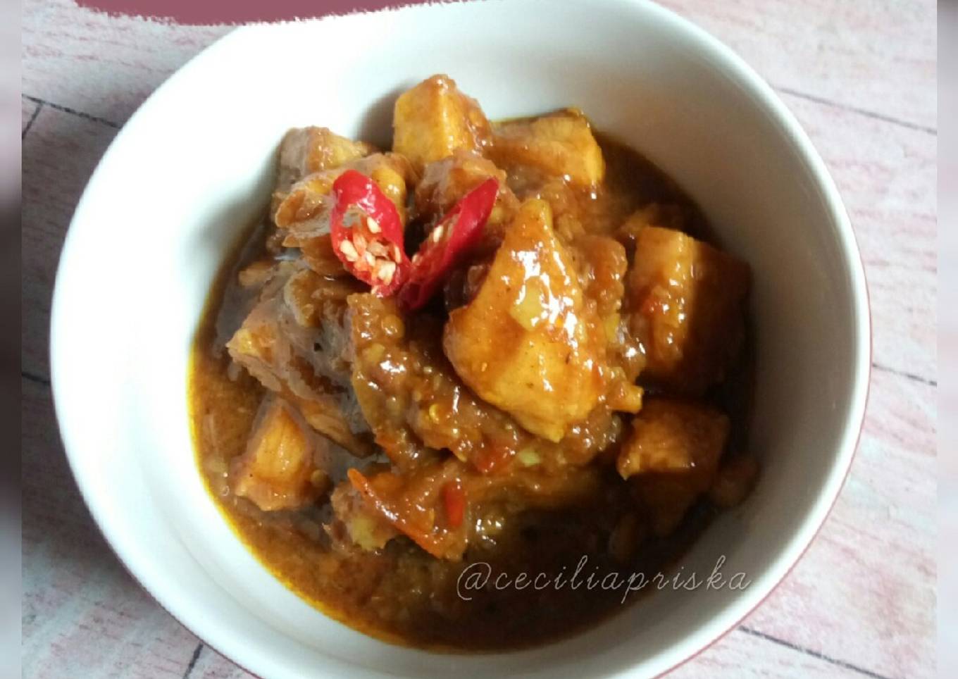 Ayam Pedas ala Cecil