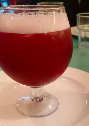 A picture of Homemade Cranberry Juice.