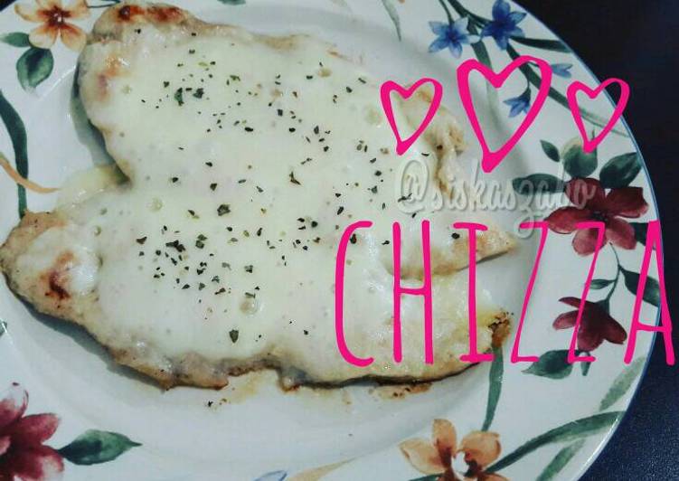 Langkah Mudah untuk Membuat Chizza (Chicken Mozza) Anti Gagal