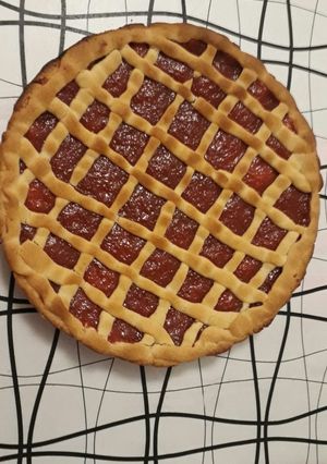 Una foto de Pastafrola de membrillo