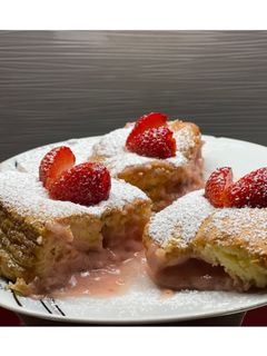 Eperkrémes piskóta 🍓🍰 recept fotója