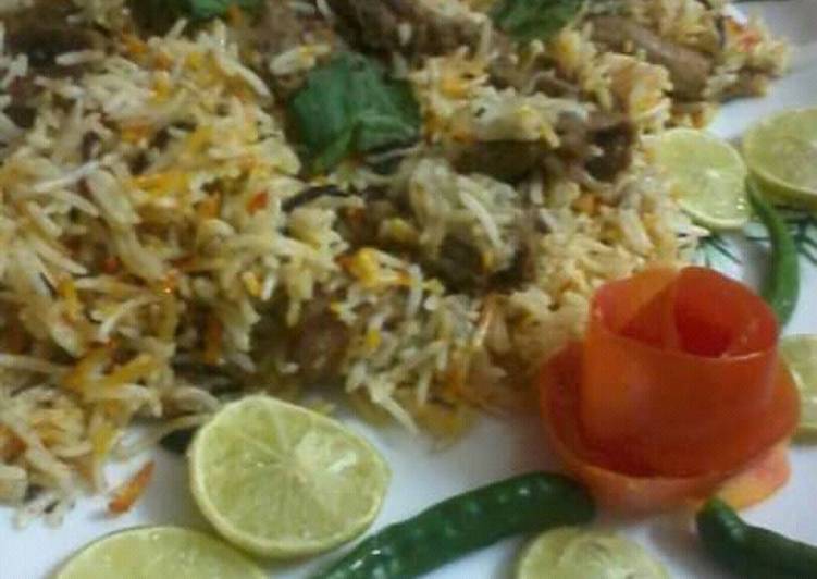Hydrabadi kachay ki biryani #kobabandcookpad #cookpadapp
