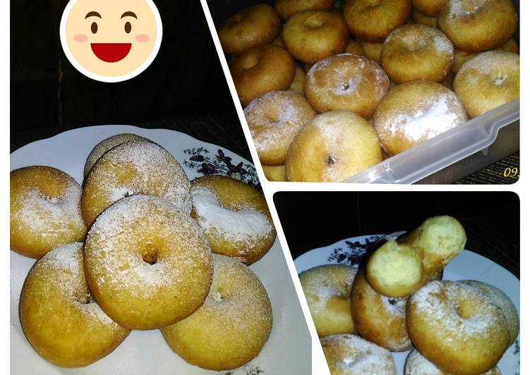 Donat ekonomis tanpa telur dan kentang