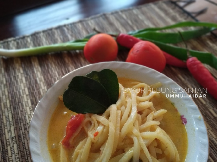 Yuk intip, Resep membuat Sayur rebung santan yang lezat