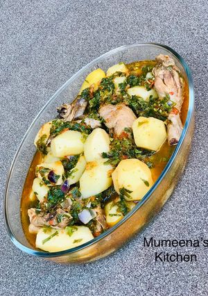 A picture of Potatoes porridge.