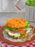 Crispy Bubble Chicken Burger