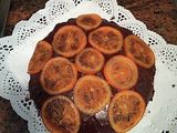 Triple orange chocolate cake