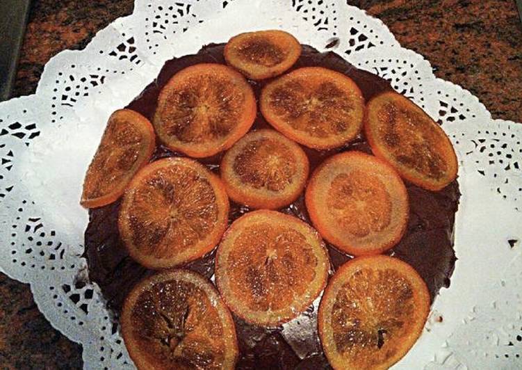 Recipe of Favorite Triple orange chocolate cake