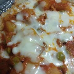 A picture of Leftover Rice Pizza.