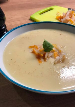 Une photo de Velouté pommes panais au haddock