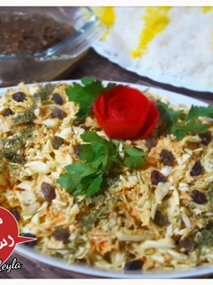 عکسی از دستور سالاد کلم رستورانـی