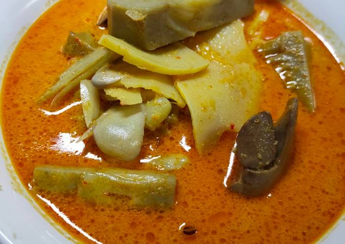 Cara Buat Gulai Sayur Nangka dan Rebung Untuk Pemula