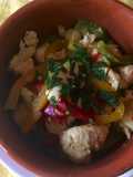 Pollo all peperoni (fácil y rápido)