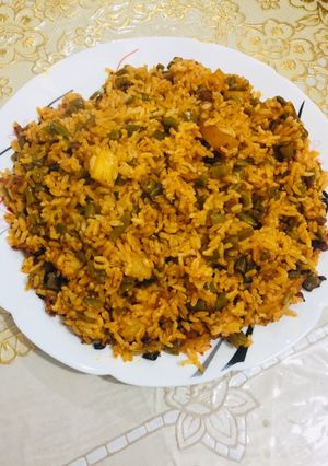 عکسی از دستور استانبولی پلو