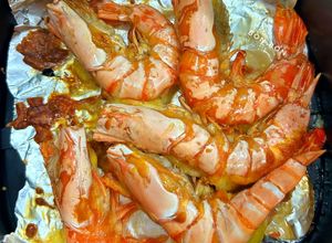 Hình của món Tôm Sú Nướng Bơ Tỏi Phô Mai.