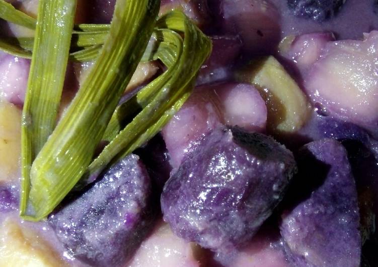 Resep Kolak ubi ungu, Lezat Sekali