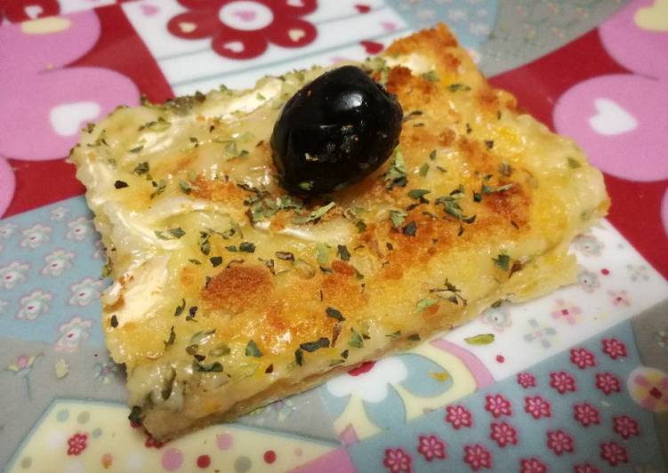 Tapa de pizza 10 quesos